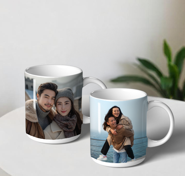 Custom photo mug printing for corporate gifts