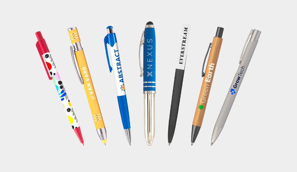 Branded promotional pen printing